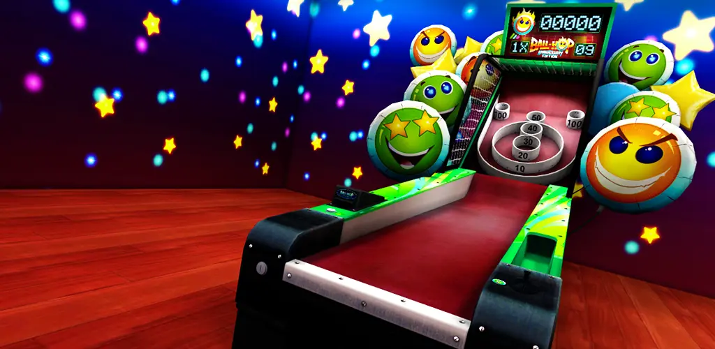 Colorful Ball Hop Anniversary arcade cabinet